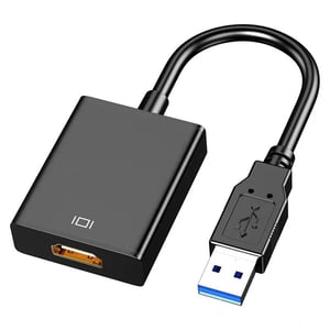 Azuxreza USB HDMI adapterski kabel, USB 3.0/2.0 u HDMI pretvarač, HD 1080P grafički video konverter za PC, laptop, HDTV, kompatibilan s Windows XP 7/8/8.1/10