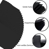AZVIEY színes kartonpapír 250 g/m² - fekete - A4, 25 ív 3