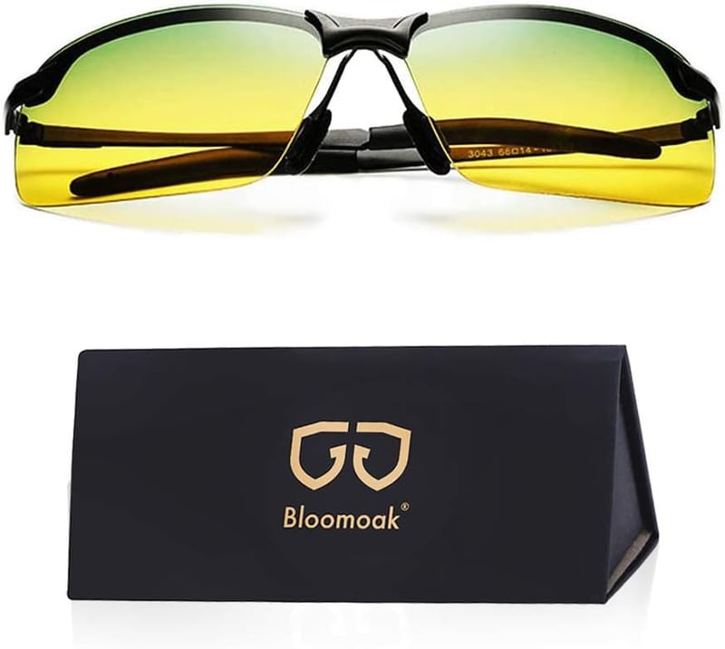 B BLOOMOAK HD polarizált napszemüveg autózáshoz, horgászathoz, UV400 védelem, fénycsillapítás