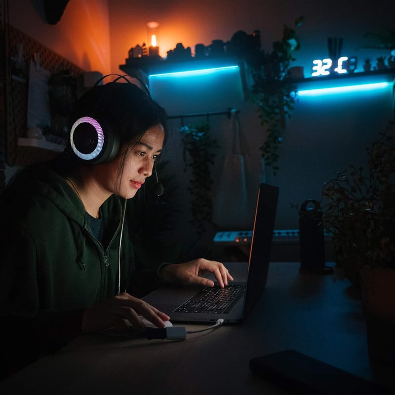B.K.Licht 3m RGB LED szalag távirányítóval, öntapadós, színváltó fénysáv - 3 M Silicone Rgb
