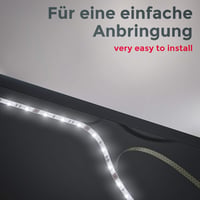 B.K.Licht 3m RGB LED szalag távirányítóval, öntapadós, színváltó fénysáv - 3 M Silicone Rgb 7