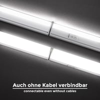 LED lišta B.K.Licht s vypínačom, neutrálne biele svetlo, rozšíriteľná, 87,3x2,2x3 cm, biela, osvetlenie pod kuchynskú linku 6