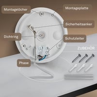 B.K.Licht LED stropné svietidlo s nepriamym svetlom, ploché, neutrálne biele svetlo, IP44, panel, 98x20x3 cm, čierne, kúpeľňa obývačka kuchyňa 10