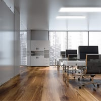 LED stropné svietidlo B.K.Licht s diaľkovým ovládaním, stmievateľné, nastaviteľná teplota bieleho svetla CCT, 24 W, 2200 lm, plochý dizajn, 100 x 25 x 6,3 cm, biele 4