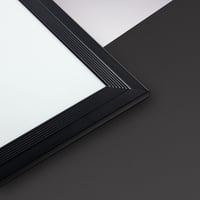 B.K.Licht LED stropna panel svjetiljka - 25x100 cm, crna, ultra tanka, 22W, 2200 lumena, 4000K neutralno bijelo svjetlo, rasvjeta za dnevni boravak i spavaću sobu 4
