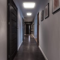 LED panel B.K.Licht 22W, stmievateľný, 42x42x2,9 cm, nepriame osvetlenie, s pamäťovou funkciou, 3000 lm, neutrálna biela, ploché stropné svietidlo 6