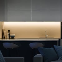 LED pásik B.K.Licht s vypínačom, teplé biele svetlo, osvetlenie kuchynskej linky, so vstavaným napájacím káblom, bielo-strieborný, 57,5 x 4,9 x 1,3 cm 5