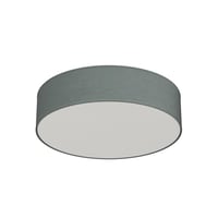 B.K.Licht stropna svjetiljka sa sivim platnenim sjenilom, E27 grlo, maks. 40 W, rasvjeta za dnevni boravak, spavaću sobu i kuhinju, 38x10 cm 4