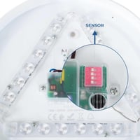 Plafonieră LED B·LED BARCELONA 18W cu senzor de sunet și crepuscular, IP44, Ø26 cm, alb neutru, pentru baie, bucătărie, exterior 7