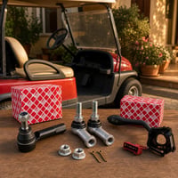 Set za popravak upravljača golf vozila: 1x zglob + 1x kraj spone + 1x ručica prekidača 1