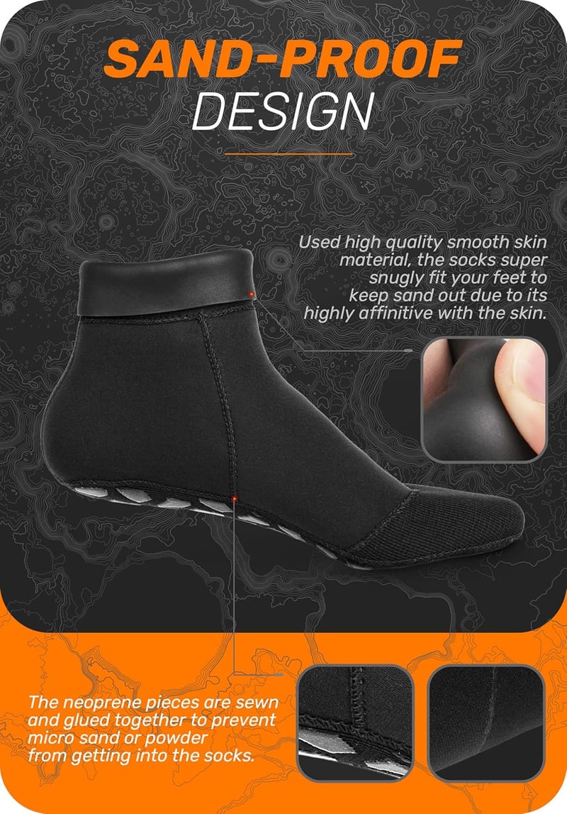 CAPAS 2mm-es Vízálló Neoprén Búvár- és Strandzoknit