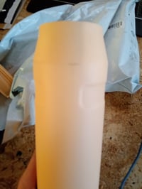 Sticlă termoizolantă cu pai Stanley IQ Flip Straw 1,06 L Orange Sherbert – utilizată, pătată, curea superioară (stare: vezi poza a 2-a) 3