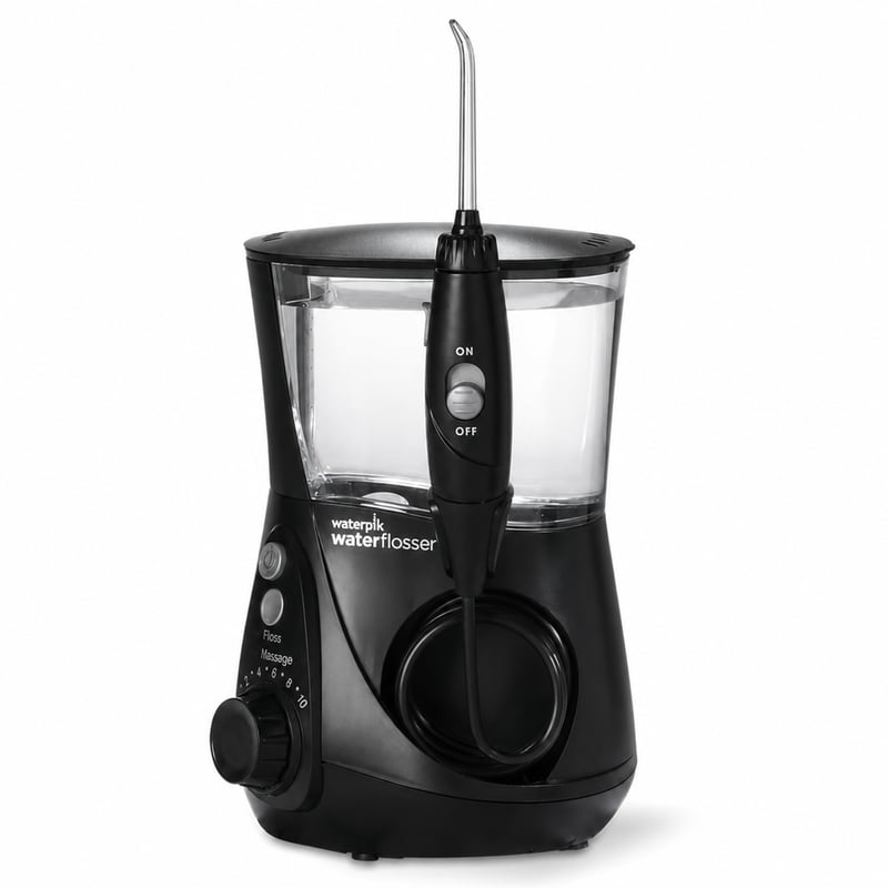 Ústna sprcha Waterpik WP-662EU Ultra Professional čierna, 10 stupňov tlaku — Bez vymeniteľných trysiek (stav: pozri 2. obrázok)