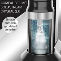 Luckymoose Nagy Űrtartalmú Üvegpalack 675 ml - Stílusos Ivópalack 2