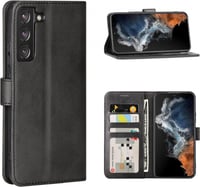 Samsung Galaxy S22 Plus 5G védőtok RFID védelemmel, 3 kártyatartóval - Fekete 1
