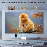 Salange P92MAX Hivatalos Netflix Projektor - Natív 1080P, 4K Támogatás, WiFi, Bluetooth 5.2, Elektronikus Fókusz 11
