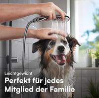 H&S Univerzális Zuhanyfej 5 Üzemmóddal - Króm Kézi Zuhanyfej Egyszerű Tisztítással, Könnyű Felszerelhetőséggel - Chrome 6