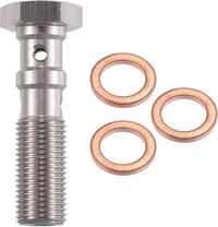 Autohaux M10x1.25 Turbó Fékvezeték Csavar Dupla Banjo Csavar 39mm 1