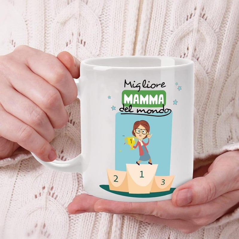 Cană de Ziua Mamei în spaniolă, 350 ml, cadou unic.