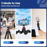 Fotopro 3 az 1-ben flexibilis szelfibot, állvány és telefontartó iPhone-hoz és kamerákhoz 3