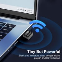 Aigital USB WiFi Adapter 1300Mbps Dual Band 2.4GHz/5.8GHz Vezeték Nélküli Hálózati Vevő PC/Laptop Windows 11/10/8/7/XP és Mac OS Kompatibili 4