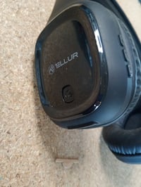 Tellur Pulse Bluetooth fejhallgató BT5.0 fekete, 40 mm-es — hibás, részben működik: beragadt bekapcsológomb (állapot: lásd a 2. képet) 3