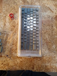 Set taste de tastatură SDYZ PBT, 136 de taste, gri gradient, profil OEM, double-shot — bară de spațiu lipsă (stare: vezi a 2-a imagine) 2
