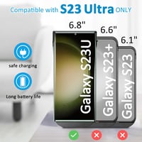 Samsung Galaxy S23 Ultra 6000mAh akkumulátoros tok állvánnyal 6
