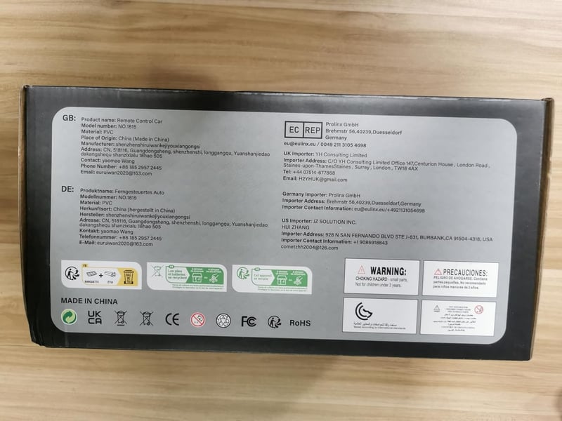 Kizeefun 40 km/h-s távirányítós autó, 1:18 offroad buggy LED fényekkel