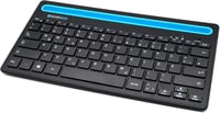 Silvergear vezeték nélküli billentyűzet telefon- és tablettartóval, QWERTZ, fekete 9