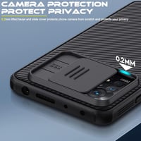 Xiaomi Redmi Note 11 Pro kameravédős, kémkedésgátló tok - Fekete 3