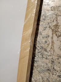 Ramă foto din aluminiu cu aspect de lemn natural Giftgarden A2 42x59,4 cm - Ușor deteriorată (capac spate îndoit, ușor lovită (stare: vezi a 2-a imagine)) 2
