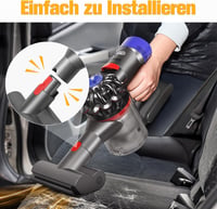 RUKHOOL Mini Turbina Fej Dyson V7 V8 V10 V11 V15 Porszívókhoz - Matrac, Kanapé, Autóülés Tisztító Kefe Poratka és Allergén Eltávolító - Style 1 5
