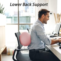 PROIRON 25cm-es Rózsaszín Pilates Labda Edzéstervvel és Pumpával 6