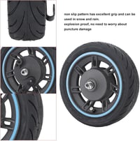 BuyWeek Defektbiztos Első Kerék MAX G30D Elektromos Rollerhez - Vákuum Gumiabroncs Csúszásgátló Felülettel, Nagy Teherbírású Cserekerék 4