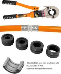 AMZCNC Profi U-Kontúros Présszerszám Készlet 16-32mm, 360°-os Fejjel 3