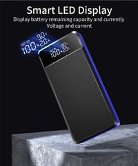 BASEUS 42800mAh Power Bank 25W PD3.0 USB-C gyorstöltő, 3 be- és kimenet, LED kijelző 3