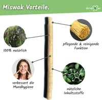 Scrupmi Miswak természetes fogkefe szett - 4 db, vegán, újrahasználható 7