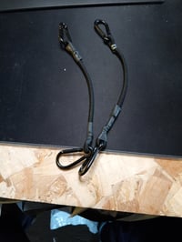Rugtol Gumipánt Karabinerrel 30 cm Fekete - 100% Latex Expander Napvitorlához, Ponyvahoz, Kerékpárhoz, Autóhoz, Rakományhoz - 2 db-os 4