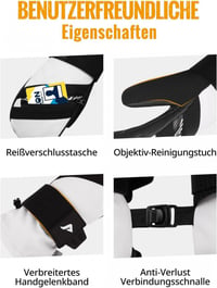 3M Vízálló Unisex Síkesztyű Téli Sportokhoz, S-es 6