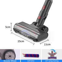Dyson V7-V15 porszívókhoz LED-es padlókefe, puha sörtékkel - Univerzális tartozék 5