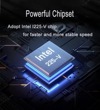 ULANSeN Intel I225-V 2.5Gbps PCIe Hálózati Kártya Cat8 Kábellel 3