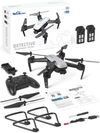 Wipkviey T6 Drón 1080p HD Kamerával, WiFi FPV Kezdőknek, 2 Akkumulátorral, 30 Perces Repülési Idővel, Gravitációs Szenzorral, Fejnélküli Mód 8