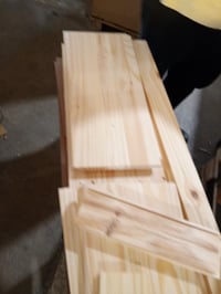 vidaXL ALTA tömör fenyőfa komód 112x35x73 cm, csavarok és gombok nélkül — csavarkészlet és gombok nélkül (állapot: lásd a 2. képet) 3