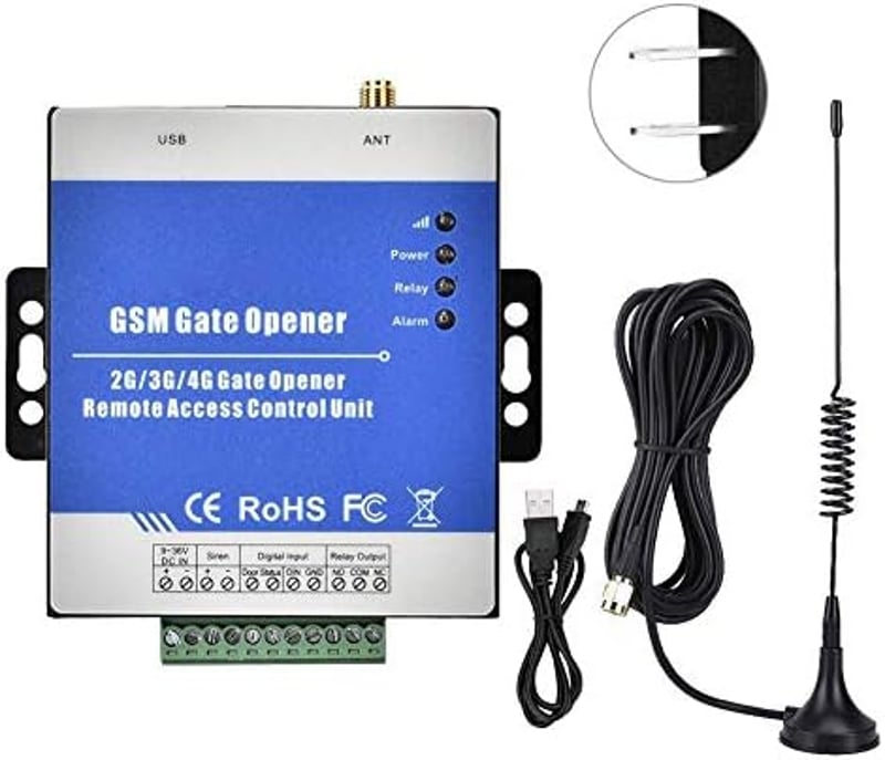 RTU5025 GSM Távirányítós Kapunyitó és Riasztó Rendszer Garázshoz