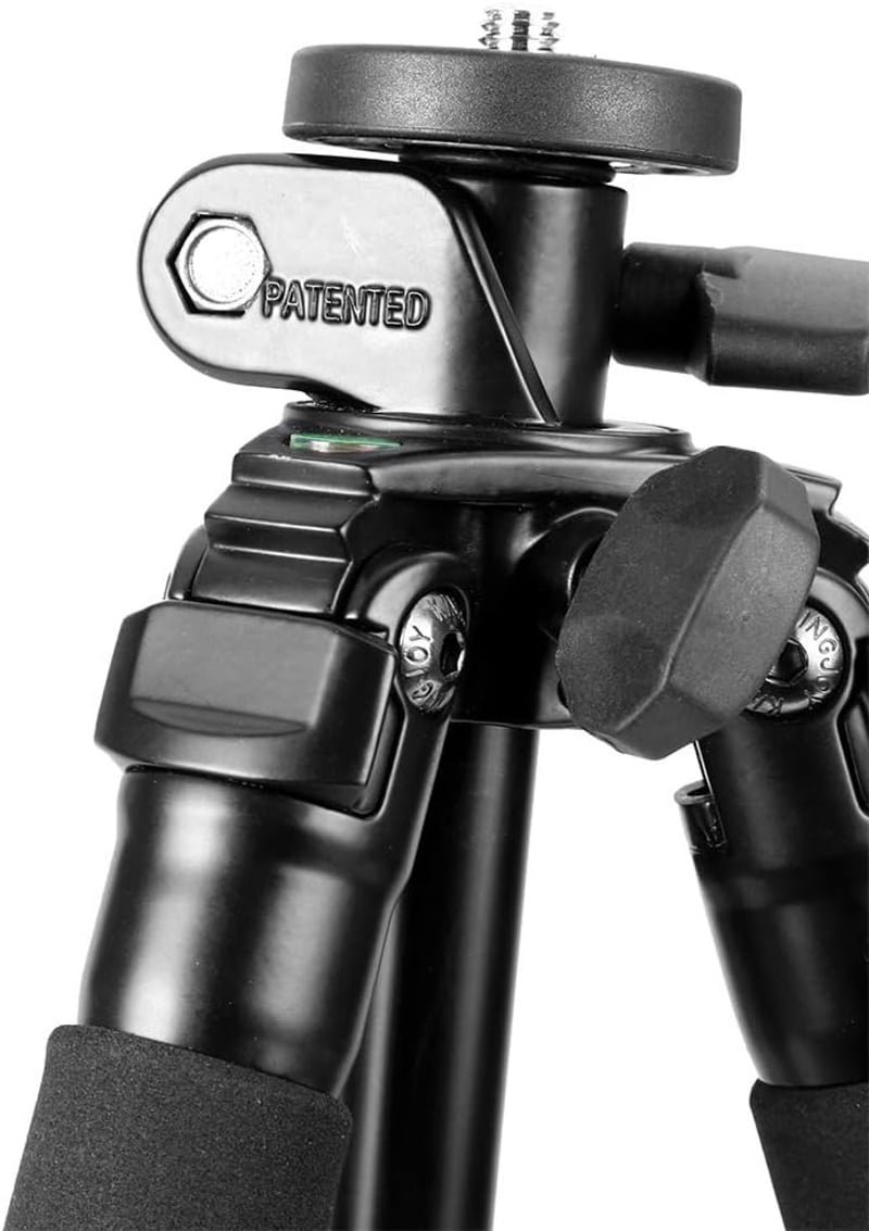 KINGJOY F1008R Professzionális Állvány - Forgatható és Dönthető Középoszlop Étel- és Termékfotózáshoz - Fekete Tripod Fotósoknak