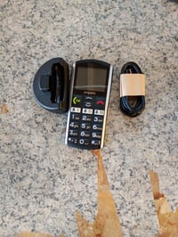 Telefon Mobil pentru Vârstnici Emporia SIMPLICITY cu Butoane Mari, Buton SOS, Stație de Încărcare, Bluetooth, Compatibil cu Aparate Auditive, Negru 2