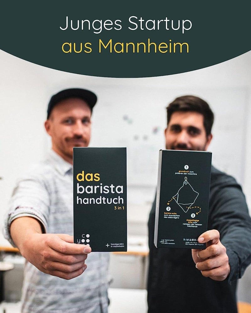 Barista Fekete Tisztítókendő Kávégéphez és Portafilterhez 45x45cm - Újracsomagolt