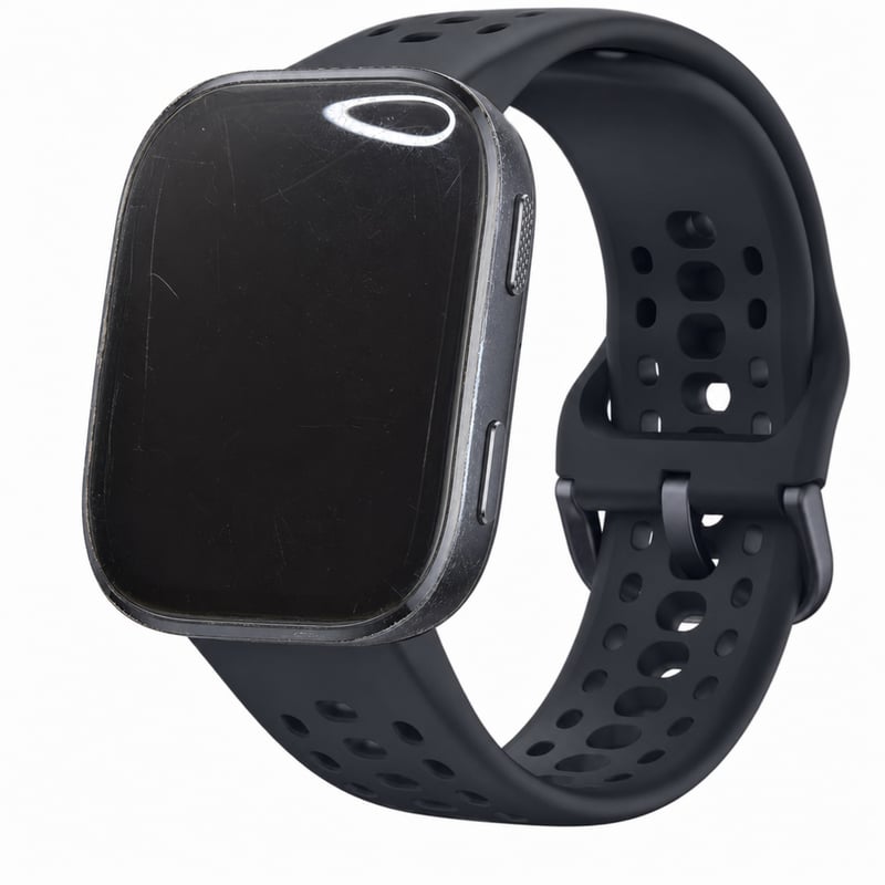 Inteligentné hodinky Amazfit Bip 6 46 mm 1,97" AMOLED GPS čierne — na náhradné diely / na rozobratie: bez kábla a remienka, poškriabané a opotrebované (stav: pozri 2. obrázok)
