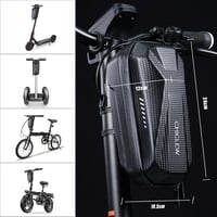 CHICLEW Roller Táska - 2L Vízálló Kormánytáska Xiaomi MI Mijia M365 és Ninebot ES1/ES2/ES3/ES4 Elektromos Rollerekhez, EVA Kemény Tok 5